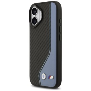 Etui BMW M Carbon Logo MagSafe na iPhone 17 - niebieskie