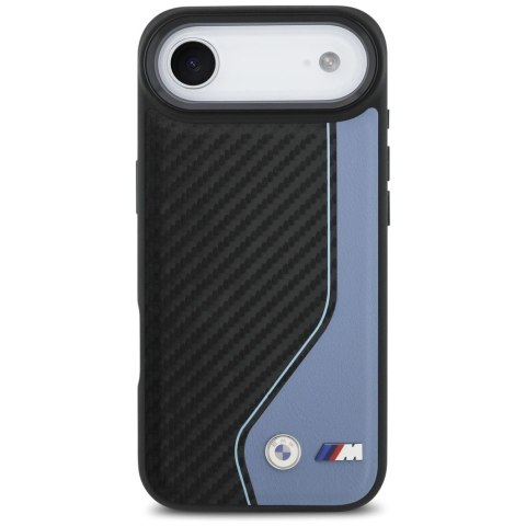 Etui BMW M Carbon Logo MagSafe na iPhone Air - niebieskie