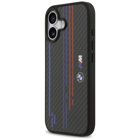 Etui BMW M Kevlar Lines & Logo MagSafe na iPhone 17 - czarne