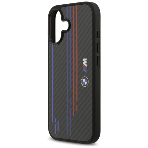 Etui BMW M Kevlar Lines & Logo MagSafe na iPhone 17 - czarne