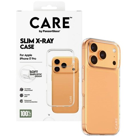 Etui CARE by PanzerGlass Fashionable X-Ray Soft Basic na iPhone 17 Pro - przezroczyste