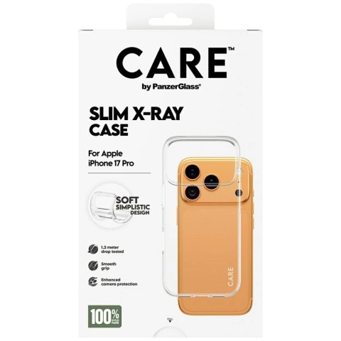 Etui CARE by PanzerGlass Fashionable X-Ray Soft Basic na iPhone 17 Pro - przezroczyste