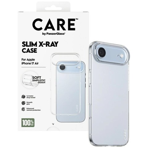 Etui CARE by PanzerGlass Fashionable X-Ray Soft Basic na iPhone Air - przezroczyste