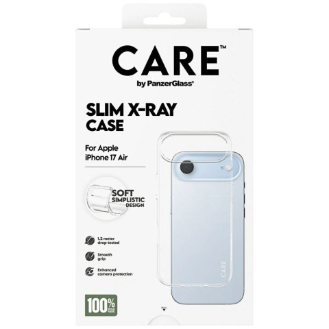 Etui CARE by PanzerGlass Fashionable X-Ray Soft Basic na iPhone Air - przezroczyste
