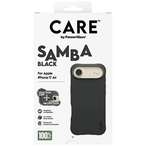 Etui CARE by PanzerGlass Fashionable Samba MagSafe na iPhone Air - czarne