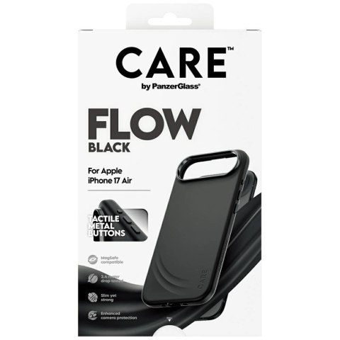 Etui CARE by PanzerGlass Feature FLOW MagSafe na iPhone Air - czarne