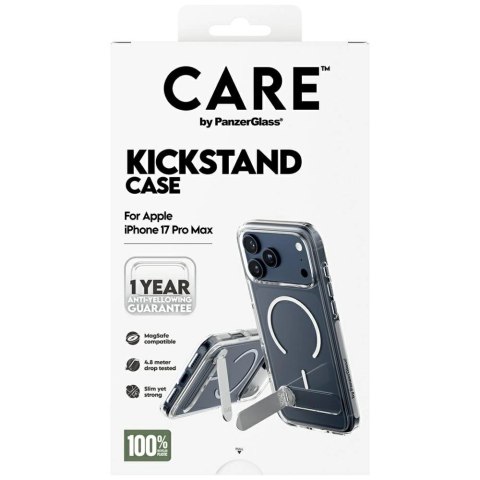 Etui CARE by PanzerGlass Feature w. Kickstand MagSafe na iPhone 17 Pro Max - przezroczyste