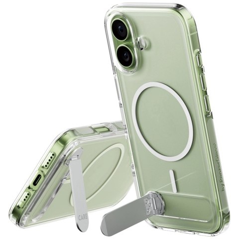 Etui CARE by PanzerGlass Feature w. Kickstand MagSafe na iPhone 17 - przezroczyste