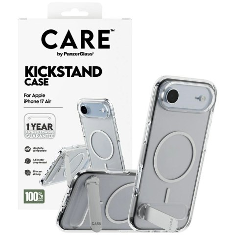 Etui CARE by PanzerGlass Feature w. Kickstand MagSafe na iPhone Air - przezroczyste