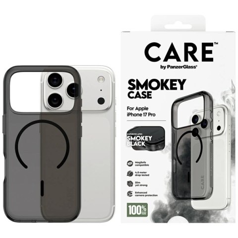 Etui CARE by PanzerGlass Flagship Urban Explorer w. Black MagSafe na iPhone 17 Pro - czarne