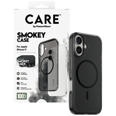 Etui CARE by PanzerGlass Flagship Urban Explorer w. Black MagSafe na iPhone 17 - czarne
