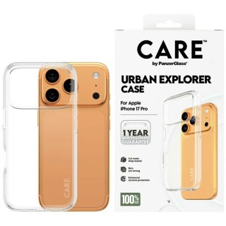 Etui CARE by PanzerGlass Flagship Urban Explorer w. Clear Frame na iPhone 17 Pro - przezroczyste