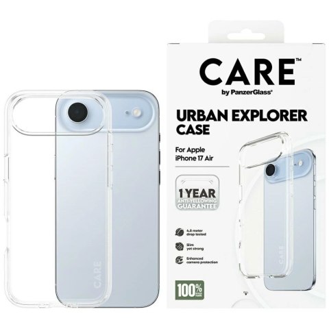 Etui CARE by PanzerGlass Flagship Urban Explorer w. Clear Frame na iPhone Air - przezroczyste