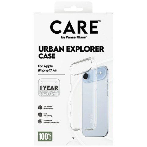 Etui CARE by PanzerGlass Flagship Urban Explorer w. Clear Frame na iPhone Air - przezroczyste