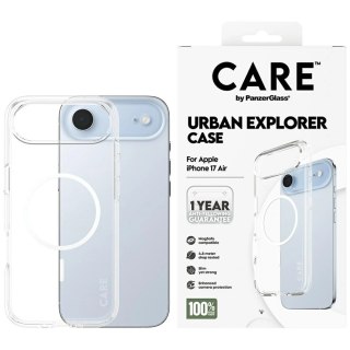 Etui CARE by PanzerGlass Flagship Urban Explorer w. White MagSafe na iPhone Air - przezroczyste