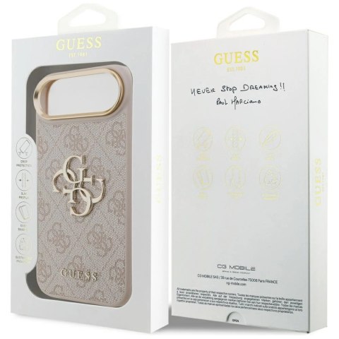 Etui Guess 4G Big 4G Classic Logo na iPhone Air - różowo-złote