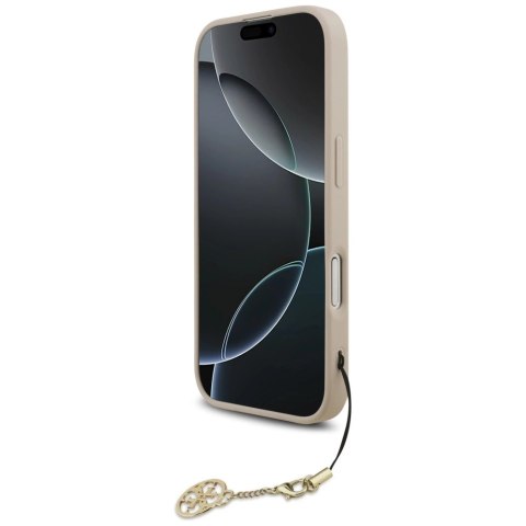 Etui Guess 4G Charms Collection MagSafe na iPhone 17 - różowe