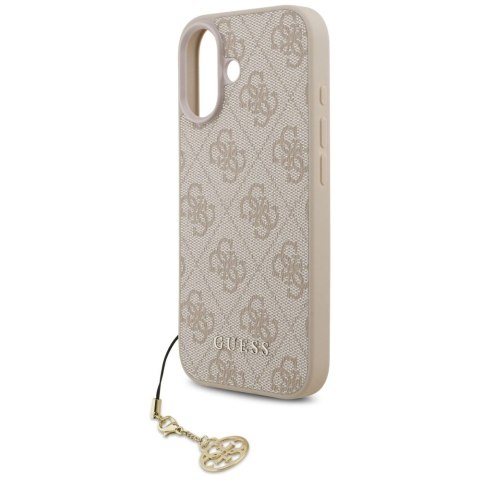 Etui Guess 4G Charms Collection MagSafe na iPhone 17 - różowe