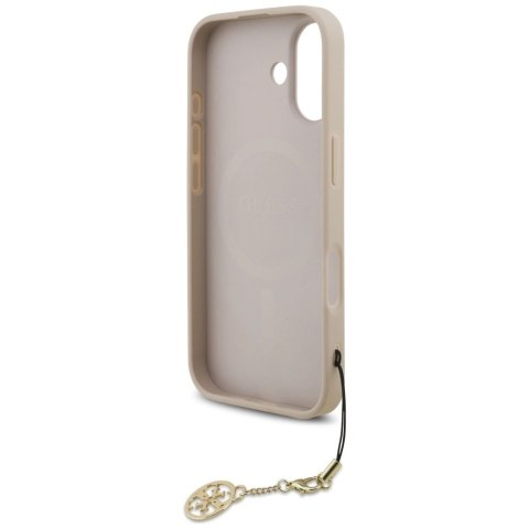 Etui Guess 4G Charms Collection MagSafe na iPhone 17 - różowe
