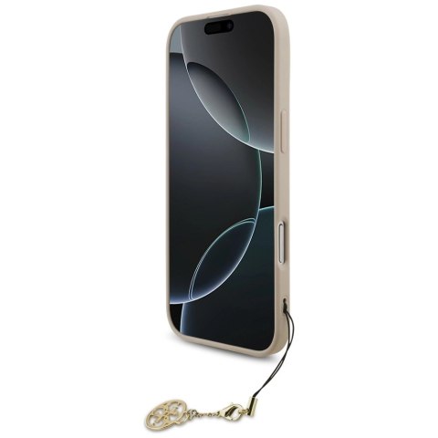 Etui Guess 4G Charms Collection MagSafe na iPhone Air - różowe