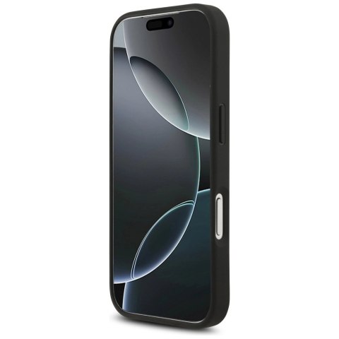 Etui Guess 4G Circle Classic Logo MagSafe na iPhone 17 Pro - czarne