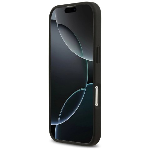 Etui Guess 4G Circle Classic Logo MagSafe na iPhone 17 - czarne