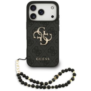Etui Guess 4G Strap 4G Classic Logo na iPhone 17 Pro - czarne