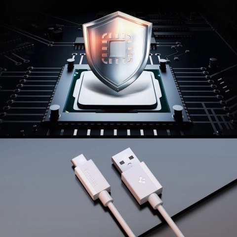 Kabel Spigen EB6010AC USB-A / USB-C 60W 100 cm - biały