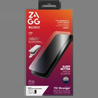 Szkło ochronne ZAGG Invisibleshield Glass XTR5 z grafenem i filtrem światła niebieskiego na iPhone 17 Pro Max