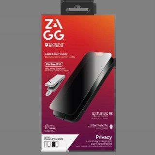 Szkło prywatyzujące ZAGG Invisibleshield Glass Elite Privacy na iPhone 17 Pro