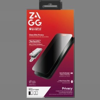 Szkło prywatyzujące ZAGG Invisibleshield Glass Elite Privacy na iPhone 17