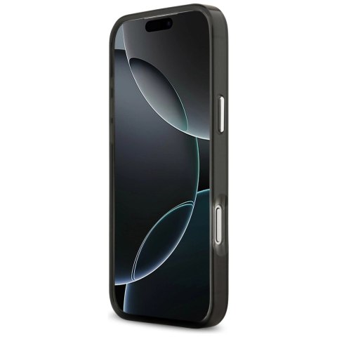 Etui Karl Lagerfeld IML Aquarelle Karl & Choupette & Logo MagSafe na iPhone 17 Pro Max - czarne