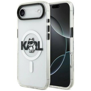 Etui Karl Lagerfeld IML Choupette Sketch Logo MagSafe na iPhone Air - przezroczyste