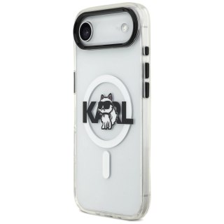 Etui Karl Lagerfeld IML Choupette Sketch Logo MagSafe na iPhone Air - przezroczyste