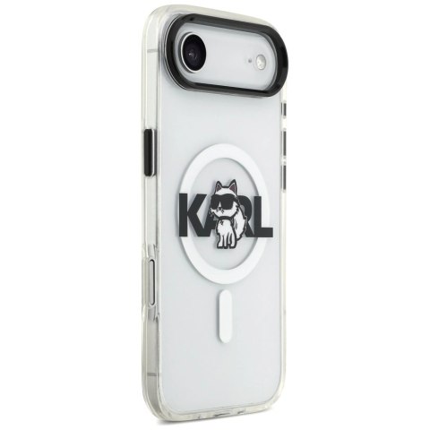 Etui Karl Lagerfeld IML Choupette Sketch Logo MagSafe na iPhone Air - przezroczyste