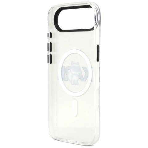 Etui Karl Lagerfeld IML Choupette Sketch Logo MagSafe na iPhone Air - przezroczyste