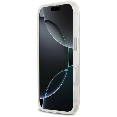 Etui Karl Lagerfeld IML Glitter Karl & Choupette Sketch Logo MagSafe na iPhone 17 -przezroczyste