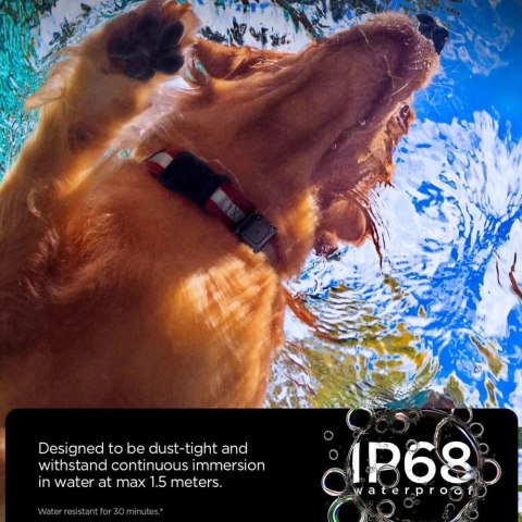 Etui Spigen Tough Armor Pet Collar na AirTag 1 / 2 - czarne