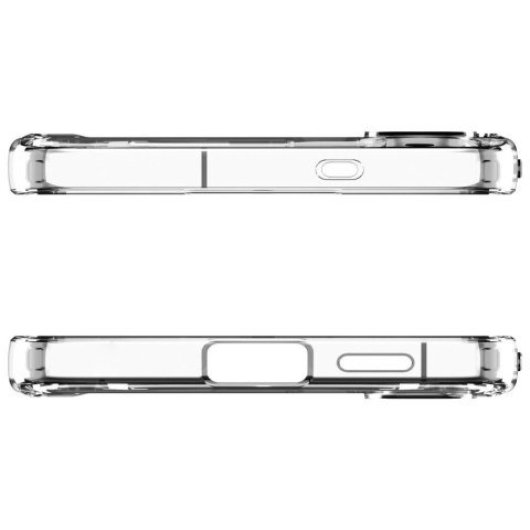 Etui Spigen Ultra Hybrid Mag MagSafe na Samsung Galaxy S25 FE - przezroczysto-białe
