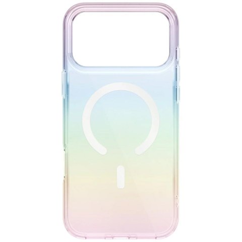Etui UNIQ Iridescia na iPhone 17 Pro Max Magclick Charging - wielokolorowe