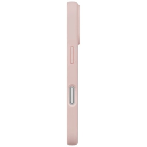 Etui UNIQ Lino na iPhone 17 Magclick Charging - różowe