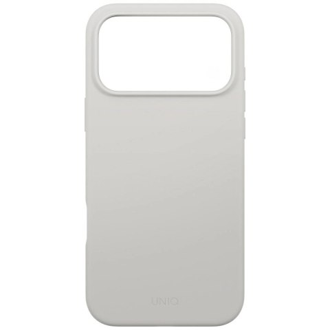 Etui UNIQ Lino na iPhone 17 Pro Max Magclick Charging - szare