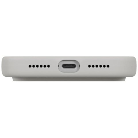 Etui UNIQ Lino na iPhone 17 Pro Max Magclick Charging - szare