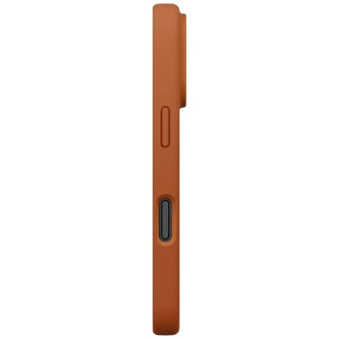 Etui UNIQ Lino na iPhone 17 Pro Magclick Charging - pomarańczowe