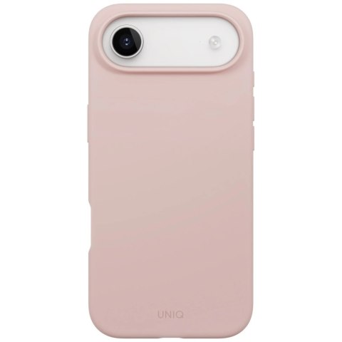 Etui UNIQ Lino na iPhone Air Magclick Charging - różowe