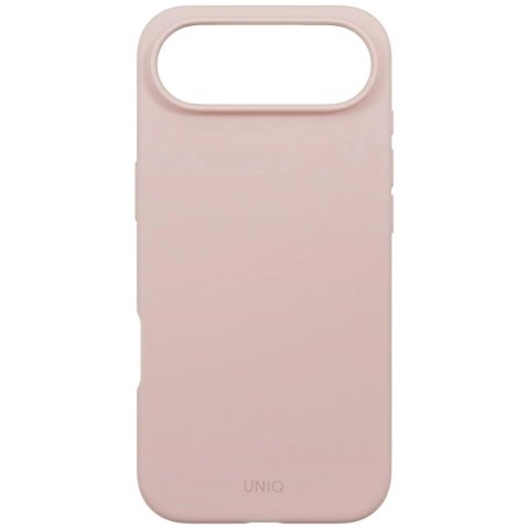 Etui UNIQ Lino na iPhone Air Magclick Charging - różowe