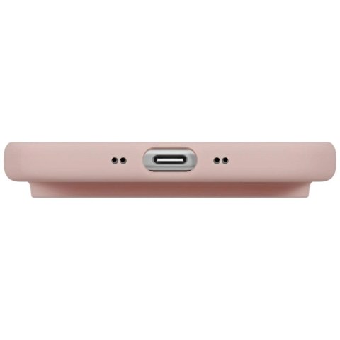 Etui UNIQ Lino na iPhone Air Magclick Charging - różowe
