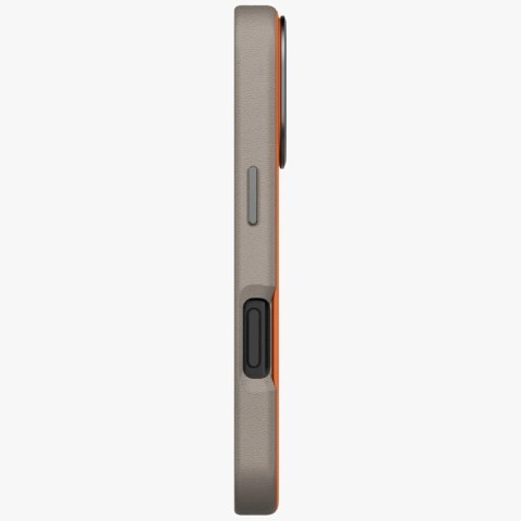 Etui UNIQ Lyden DS na iPhone 17 Pro Magclick Charging - pomarańczowo-szary