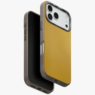 Etui UNIQ Lyden DS na iPhone 17 Pro Magclick Charging - żółto-szary