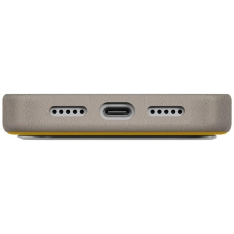 Etui UNIQ Lyden DS na iPhone 17 Pro Magclick Charging - żółto-szary